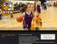 Tablet Screenshot of basketball-wien.at